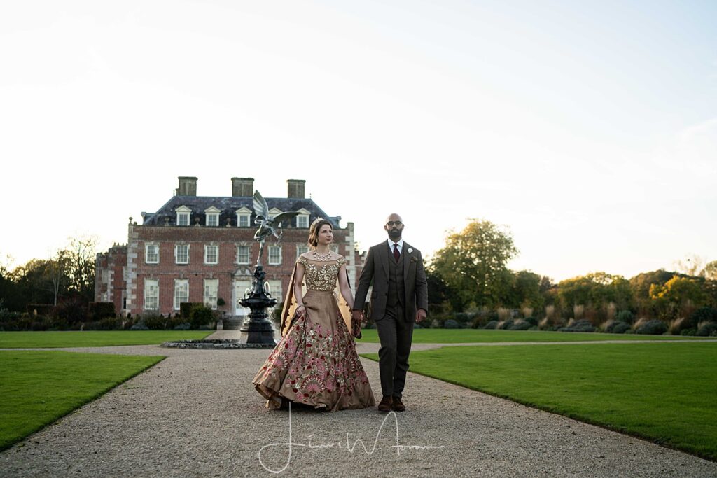 Bride & Groom at St Giles House